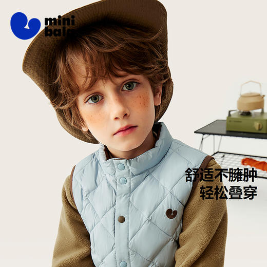 【魔法棉】迷你巴拉男女童儿童马甲抑菌2025冬新款 商品图1