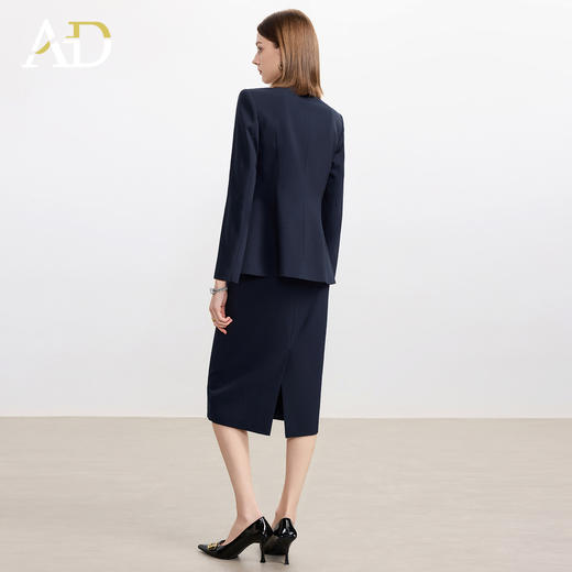 AD2025秋冬职业套装女高级感气质修身酒店前台工装售楼部案场客服 商品图4