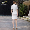AD肌理感名媛西服两件套职业装气质女神范套装高端小香风白色西装 商品缩略图4