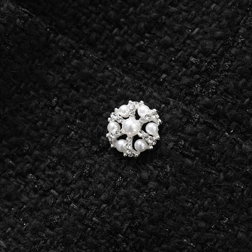 「高货wl」全新升级【铂金会员367/天猫499/差价132】(05847)洛诗琳法式通勤小香风连衣裙2025秋冬粗花呢无袖背心裙 商品图4