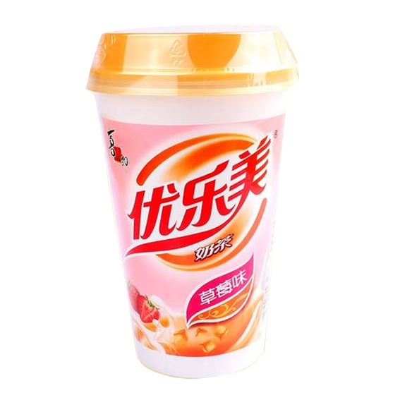 优乐美奶茶杯装草莓味80g（6926475203187）