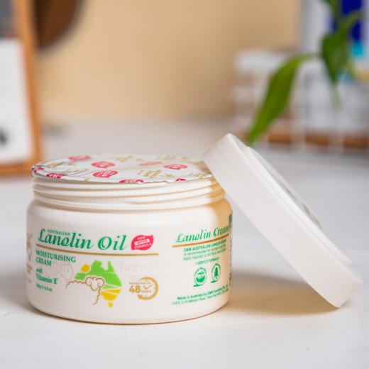 热卖！「全家可用的面霜」全新3代 澳洲GM绵羊油ve霜滋养膏面霜身体乳250g/瓶保湿补水 商品图5