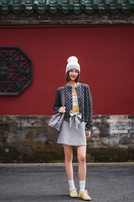 驴家 25秋冬新款 联名款老花羊毛开衫（TM） 商品图1