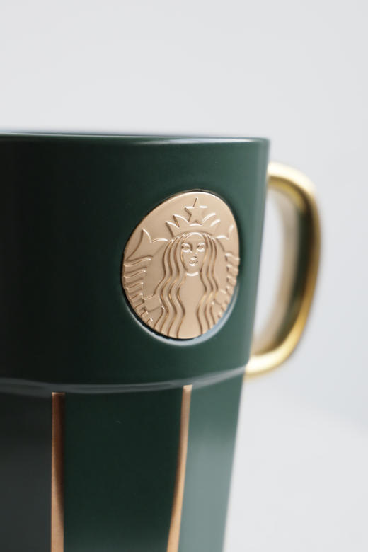 元单库存微瑕疵 女神铭牌陶瓷带手柄咖啡杯马克杯（390ml）PJ034 商品图2