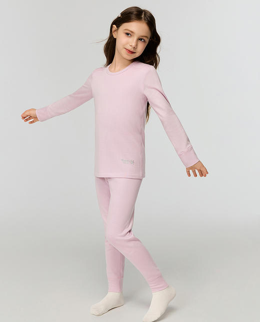 【春上新】8楼爱慕儿童Aimer Kids女孩25AW暖尚双层长裤AK173J841，吊牌价499元 商品图2