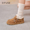Dfuse迪芙斯2025冬季新款皮带扣雪地靴加绒松糕厚底袋鼠鞋轻便孟克鞋女DFD4118057 商品缩略图4