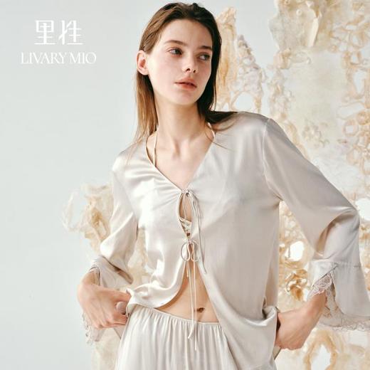 里性 LIVARY MIO 致己Selfnook 桑蚕丝蕾丝系带可外穿女家居服套装 商品图0