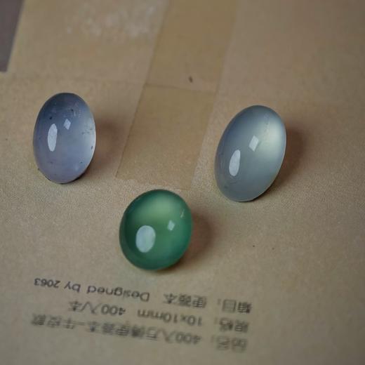 三颗翡翠戒面（每颗特价） 商品图1