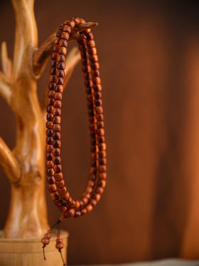 【陈化崖柏鼓珠1.0多圈手串】大梦香堂