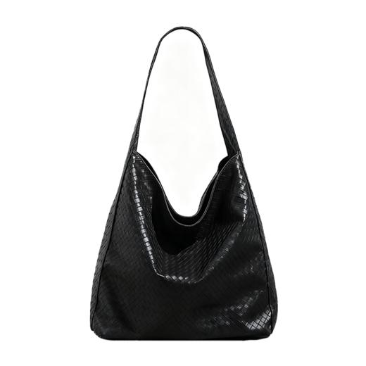 笙观相沐女士复古编织托特包 时尚百搭 休闲编织包 上班通勤 大容量托特包 商品图3