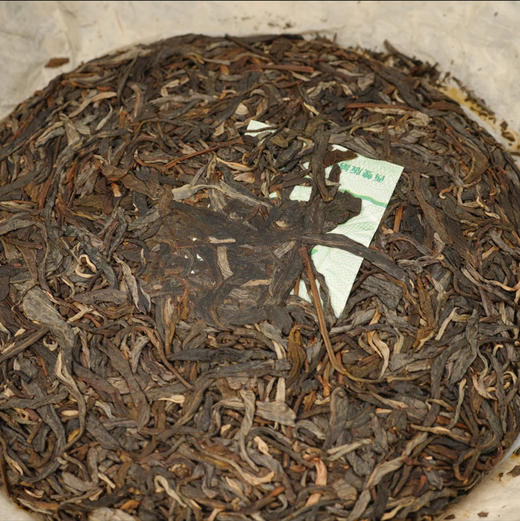 洪海丨2013年古树高杆·百花潭普洱生茶357g 商品图1