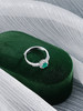 子佩集【青翠芳华】S925银戒指【RM0518-XF】培育宝石祖母绿方块2510 商品缩略图3