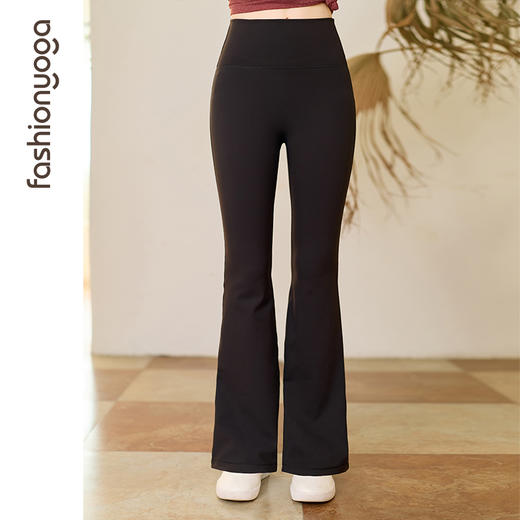 凡圣瑜伽无尴尬线基础喇叭长裤F15956W 商品图5