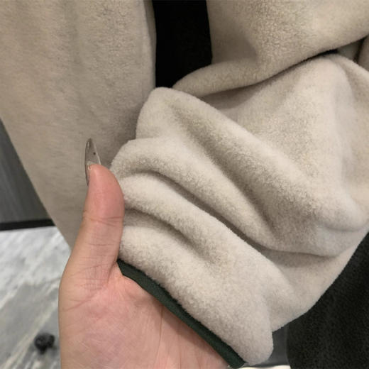 2025户外限订！情侣款加绒加厚抓绒外套！百搭半门襟立领卫衣外套男女款！ 商品图3