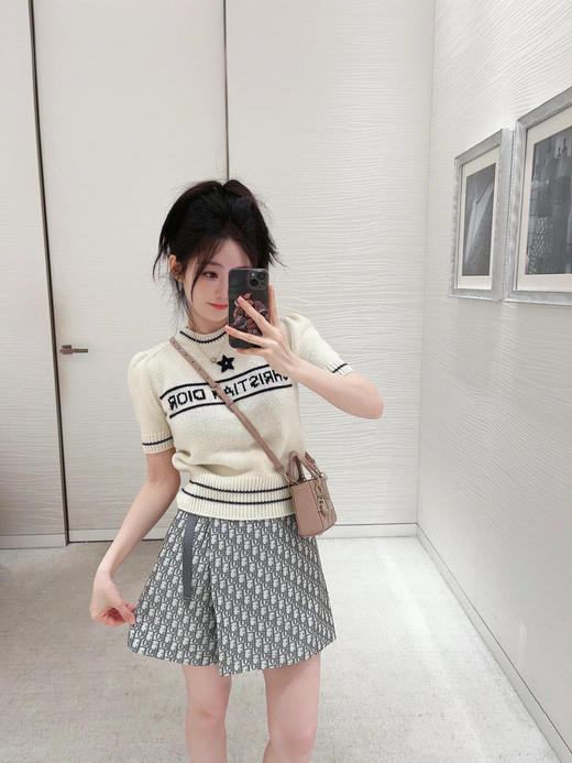 DIOR 迪奥25 早春幸运星毛织经典款短袖（ZY*TM） 商品图6