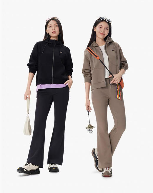 原单正品科隆加绒卫裤喇叭裤102803 商品图3