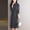CC流苏高级感连衣裙冬季配大衣的裙子气质长款显瘦漂亮毛衣裙好看厚 商品缩略图2