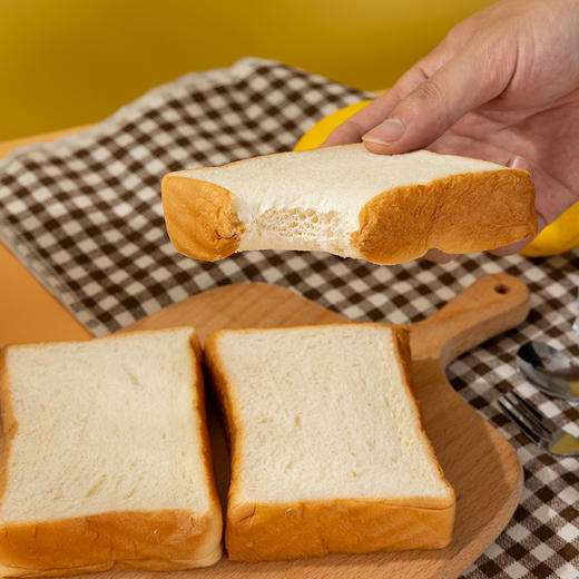 【松软可口浓浓牛奶香❗️口感细腻营养又健康】奶香厚切吐司面包糕点心懒人营养早餐休闲零食品牛奶切片吐司。hb 商品图1