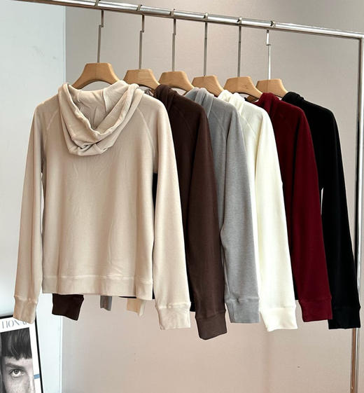 黑钻石山羊绒高领毛衫卫衣帽衫102707 商品图10