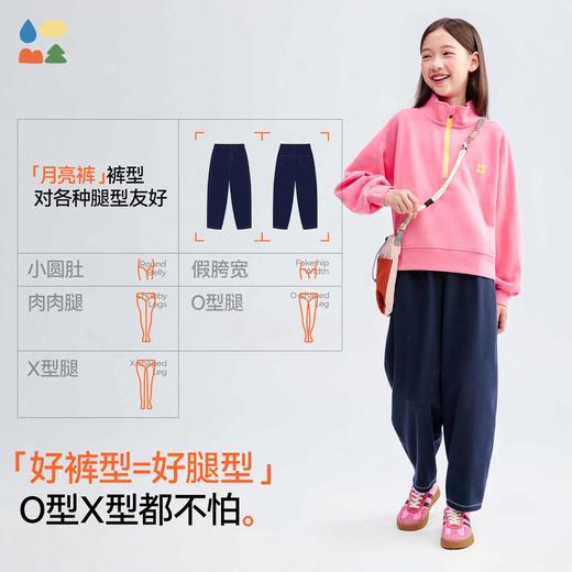 【加绒仿牛仔月亮裤】森林棠秋款儿童高弹百搭针织仿牛仔休闲裤 商品图3