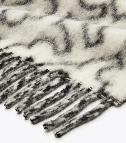 TORY BURCH 围巾女  171971-001-F 黑色/白色. 商品图1