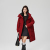 2025冬季新款女士中长款三防可脱卸帽廓形气质韩版羽绒服919 商品缩略图1