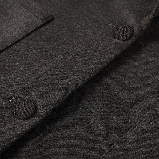 奢姿大码女装2025冬季时尚通勤西装外套气质纽扣装饰连衣裙套装9954994361AB 商品图3