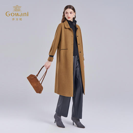 【100%绵羊毛】乔万尼羊毛大衣时尚宽松设计毛呢外套EM4A566 商品图2