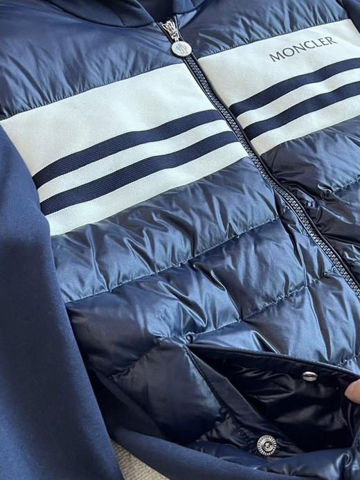 蒙口 撞色条纹 羽绒卫衣 男女同款。自己备注号码颜色 商品图11
