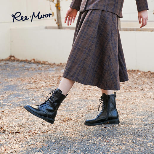 REEMOOR睿慕丨2025年秋冬幻境部落酷帅风马丁靴R1L409 商品图3