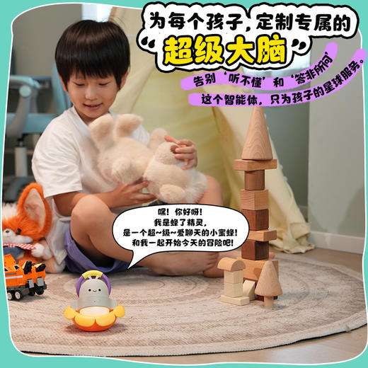 火火兔AI蜂了精灵儿童早教故事机宝宝智能陪伴启蒙互动益智玩具 商品图2