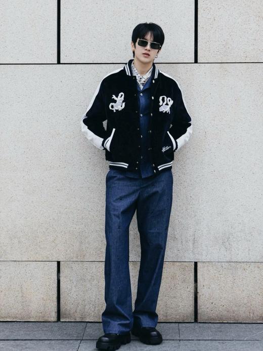 驴家 25FW珍珠丝绒丹宁横须贺夹克（DY） 商品图2