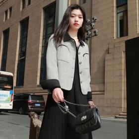 小香风双面羊毛外套｜100%羊毛面料，双面呢子，挺阔有型