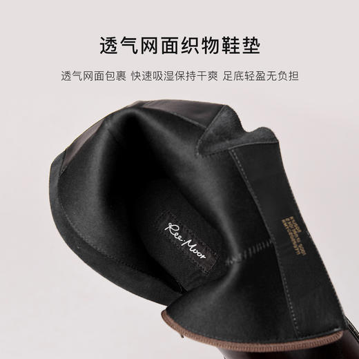REEMOOR睿慕丨2025年秋冬英伦风帅气皮带扣短靴 商品图8