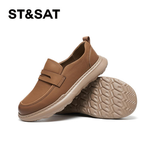 星期六男士轻便舒适休闲复古皮鞋SSD3121021 商品图10