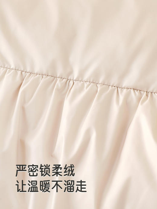 【高定系列】英氏女童羽绒服冬季连帽抗菌外套儿童保暖防寒超韧绒YRWXJ4R063A 商品图2