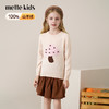 mettekids儿童100%羊绒衫2025秋冬女童可爱蘑菇针织圆领套头毛衣 商品缩略图0