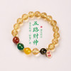 【五路财神香灰琉璃手串】敦煌福泽10MM香灰琉璃手串五路财神 纳福金色夜光琉璃手串 商品缩略图0