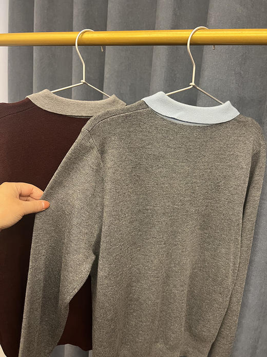 专供实体线下！18支极*细全羊毛！音の+同款~！翻领刺绣针织衫！ 商品图12