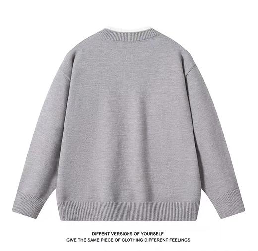 D102904秋冬假两件潮流针织衫毛衣外套男女同款 商品图2