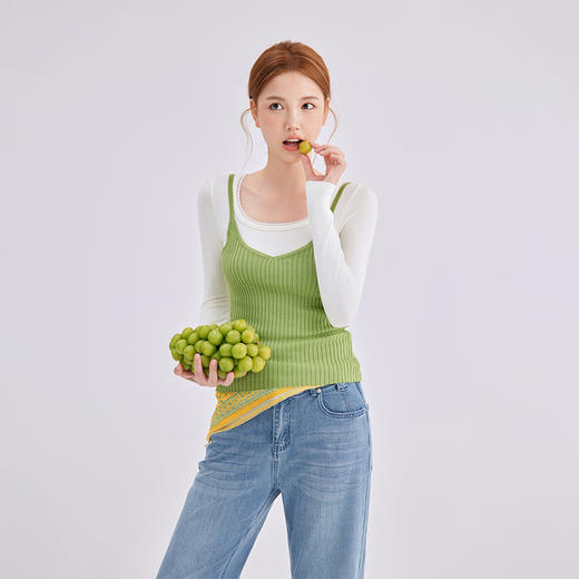 女款方领打底套装-纪念日百货门店同款165693378 商品图2