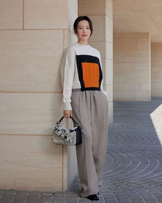 罗意威 25秋冬新款麻花撞色图案毛衣（TM） 商品图3