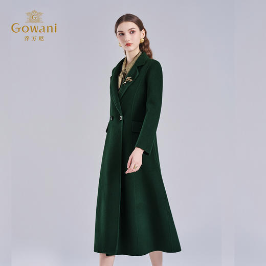 【羊绒】乔万尼秋冬新款羊毛羊绒大衣女中长款外套ET4A937 商品图2