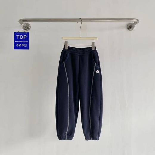 D102901冬季日常百搭加绒加厚防风卫裤男女宝宝款 商品图4