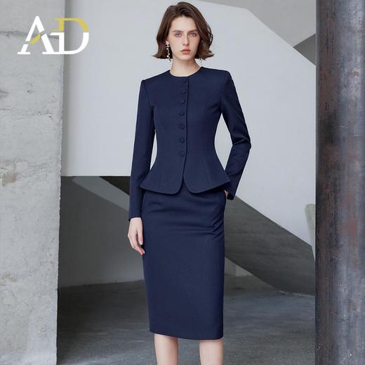 AD高端会所售楼部工作服2024新款秋冬通勤职业西装套装美容院工装 商品图0