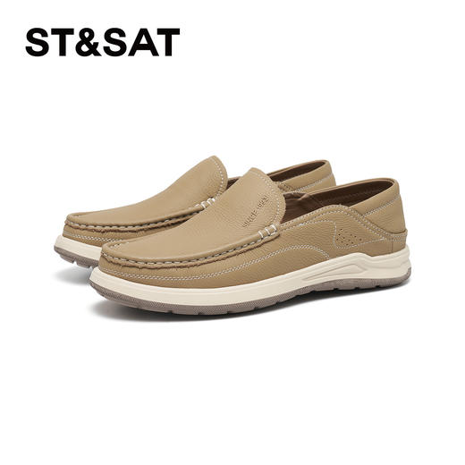 星期六男士商务风百搭休闲皮鞋SSD3121018 商品图6