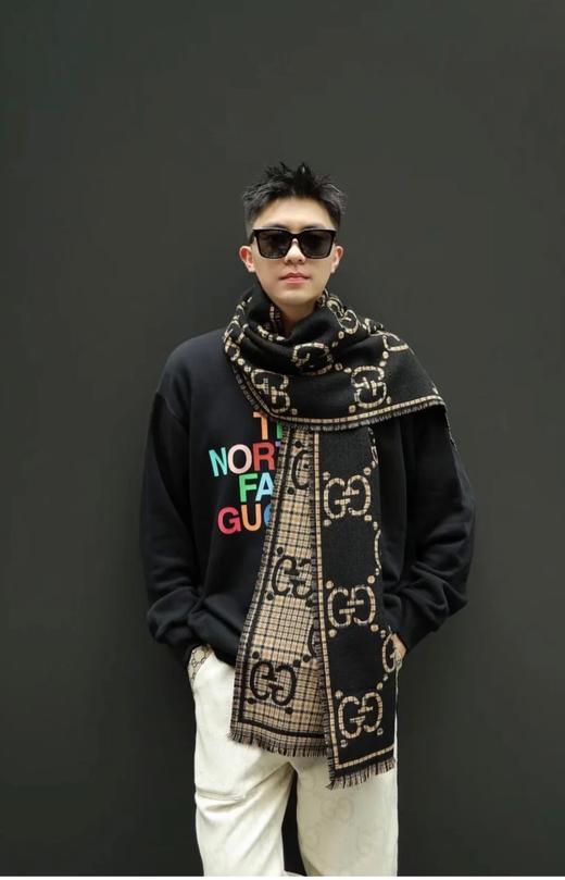 古驰 经典提花大G字母围巾（DSX） 商品图10