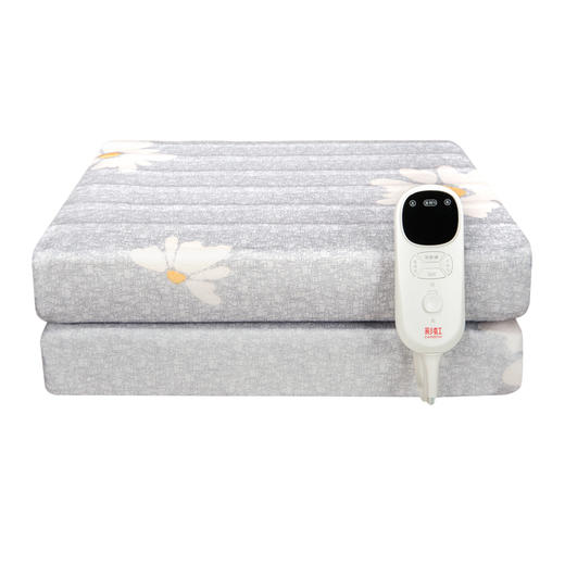 彩虹全线路安全保护双控双温电热毯（9档NTC自动调温、双人印花）1852 商品图1