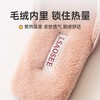 【秋冬极简加厚毛绒防水拖鞋】室内居家女地板拖防水皮面男牛筋底防滑情侣拖鞋 商品缩略图2