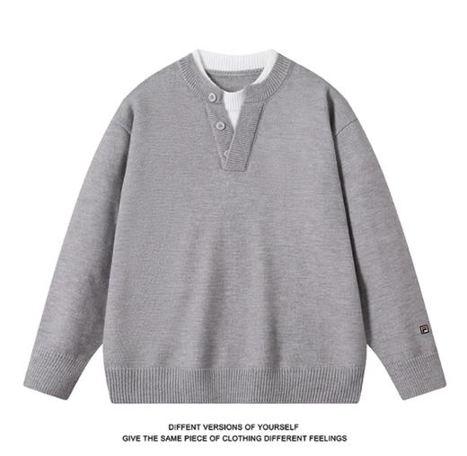 D102904秋冬假两件潮流针织衫毛衣外套男女同款 商品图1